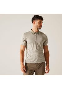 Polo Regatta Remex II. Typ kołnierza: polo. Kolor: beżowy. Styl: sportowy #1