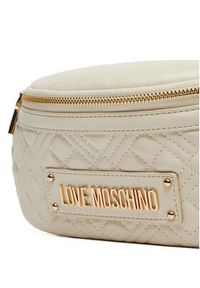 Love Moschino - LOVE MOSCHINO Saszetka nerka JC4003PP1MLA0110 Écru. Materiał: skóra #3