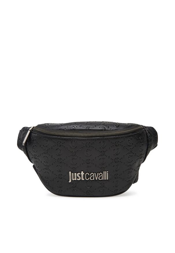 Saszetka nerka Just Cavalli. Kolor: czarny