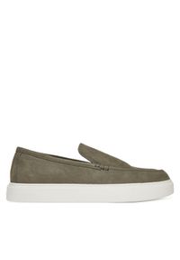 Calvin Klein Półbuty Hybrid Moccasin Nu HM0HM01902 Szary. Kolor: szary. Materiał: skóra