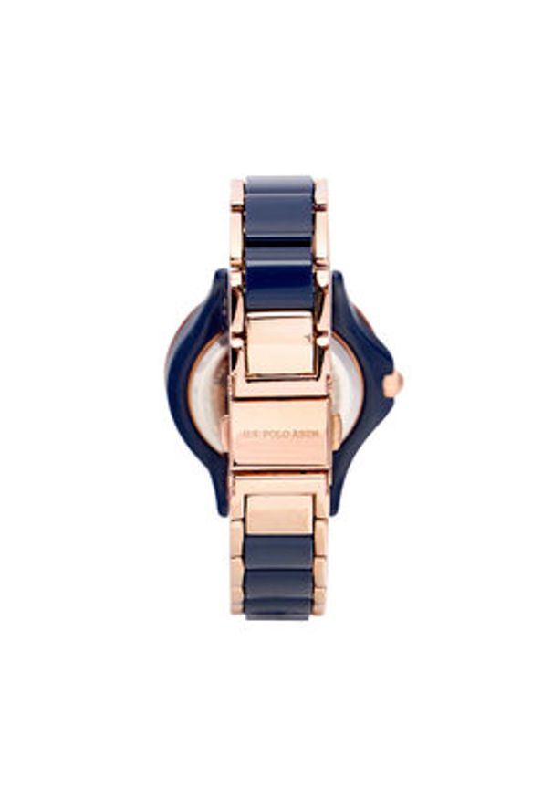 U.S. Polo Assn. Zegarek Selena USP8381RG Granatowy. Kolor: niebieski