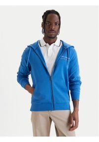 TOMMY HILFIGER - Tommy Hilfiger Bluza Brand Love MW0MW42462 Niebieski Regular Fit. Kolor: niebieski. Materiał: bawełna #1