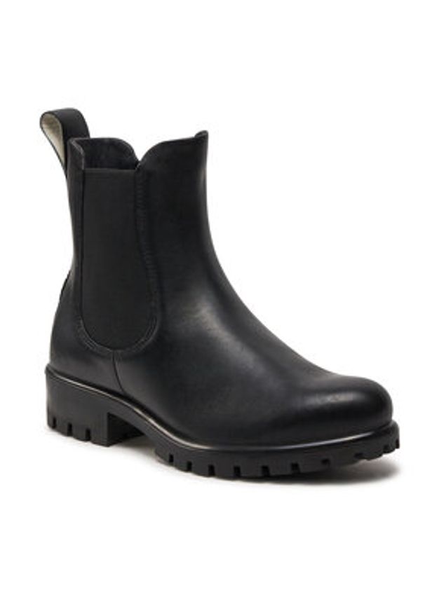 ecco - ECCO Sztyblety Modtray W 49002301001 Czarny. Kolor: czarny. Materiał: skóra