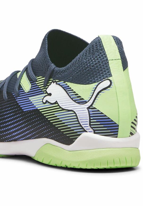 Puma - Młodzieżowe buty piłkarskie FUTURE 7 MATCH IT PUMA. Okazja: na co dzień. Kolor: biały, szary, żółty, wielokolorowy. Materiał: materiał, syntetyk. Szerokość cholewki: normalna. Sport: piłka nożna