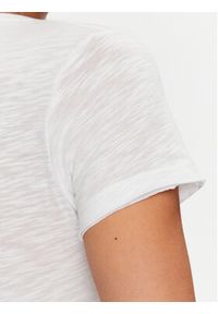 Sisley T-Shirt 3FD4L11A2 Biały Regular Fit. Kolor: biały. Materiał: bawełna