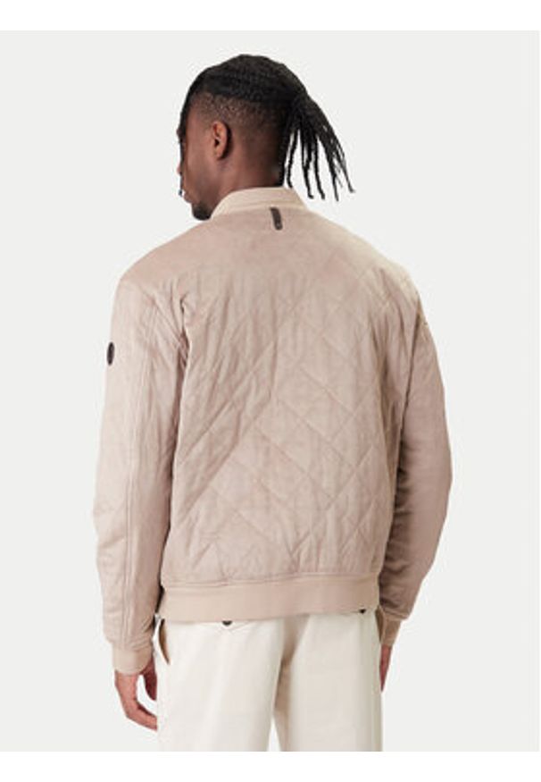 JOOP! Kurtka bomber 352Ronan 10100413 30101422 Brązowy Regular Fit. Kolor: brązowy. Materiał: syntetyk