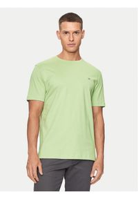 GANT - Gant T-Shirt Shield 2003184 Zielony Regular Fit. Kolor: zielony. Materiał: bawełna
