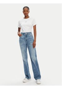 BOSS Jeansy C_Ada 50545081 Niebieski Straight Fit. Kolor: niebieski