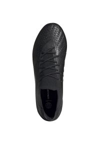 Adidas - Buty piłkarskie adidas Predator Accuracy.1 Low Fg M GW4575 czarne. Zapięcie: sznurówki. Kolor: czarny. Materiał: guma, syntetyk, materiał. Szerokość cholewki: normalna. Sport: piłka nożna #4
