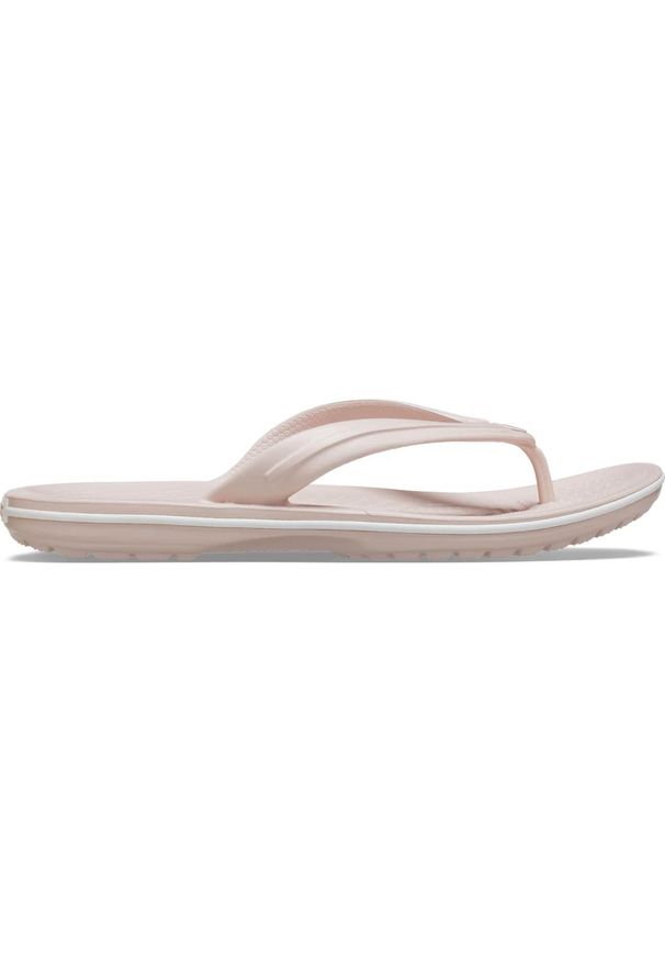 Klapki sportowe męskie Crocs Crocband Flip. Kolor: biały. Styl: sportowy
