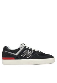 New Balance Sneakersy NM574VYW Czarny. Kolor: czarny. Materiał: skóra, zamsz. Model: New Balance 574 #1