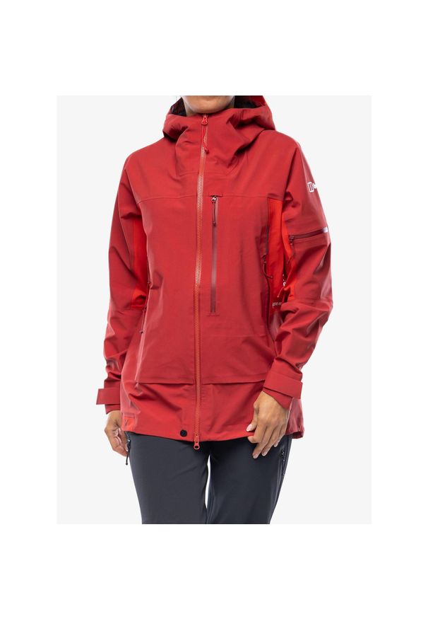 Kurtka skiturowa damska Berghaus MTN Arete Descend GTX Jacket. Kolor: czerwony