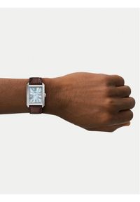 Fossil Zegarek Carraway FS6110 Brązowy. Kolor: brązowy