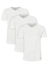 Calvin Klein Underwear Komplet 3 t-shirtów LV00NB4186 Biały Slim Fit. Kolor: biały. Materiał: bawełna