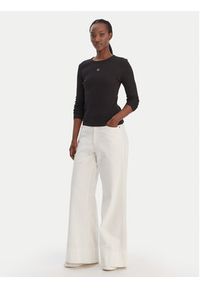 Calvin Klein Jeans Bluzka LV047E205G Czarny Slim Fit. Kolor: czarny. Materiał: bawełna #3