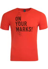 Odlo - Męskie T-shirt ODLO Crew Neck Imperium L - Oddychający i Lekki. Kolor: wielokolorowy. Sport: fitness #2