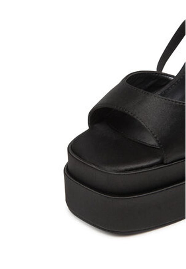 DeeZee Sandały ZALE3543-1A Czarny. Kolor: czarny. Materiał: materiał