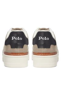 Polo Ralph Lauren Sneakersy 809955690004 Beżowy. Kolor: beżowy. Materiał: skóra, zamsz