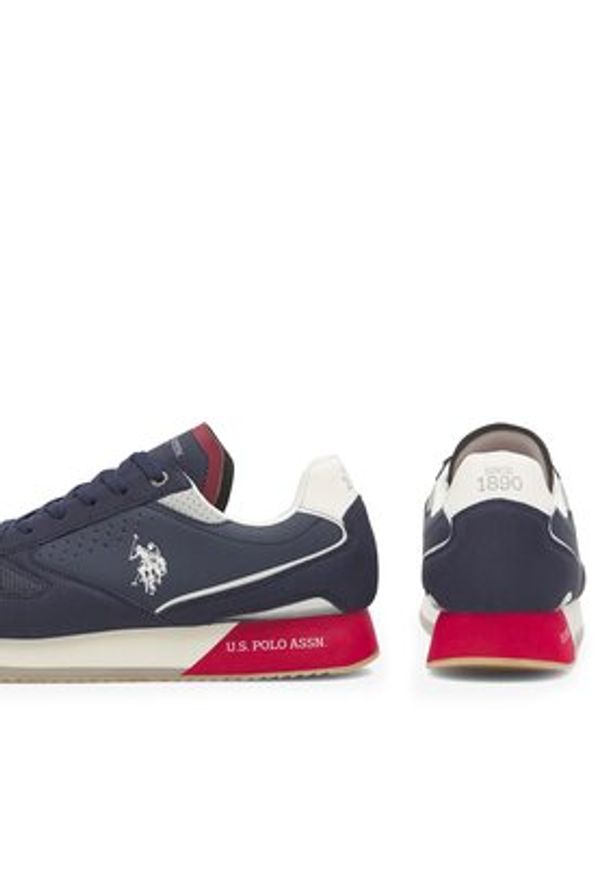 U.S. Polo Assn. Sneakersy NOBIL003G Granatowy. Kolor: niebieski. Materiał: syntetyk