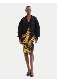 Versace Jeans Couture Kurtka przejściowa 80HAS410 N0432 Czarny Loose Fit. Kolor: czarny. Materiał: wiskoza #2