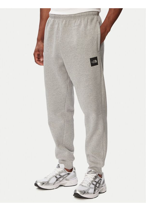 The North Face Spodnie dresowe Evo Box Hd NF0A8JB0 Szary Regular Fit. Kolor: szary. Materiał: bawełna