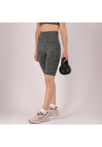 XTREME - Damskie spodenki sportowe. Kolor: brązowy, wielokolorowy, szary. Materiał: elastan, poliester. Sport: fitness