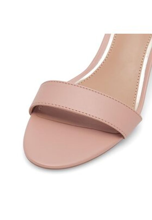 Nine West Sandały WFA2641-1 Różowy. Kolor: różowy. Materiał: skóra