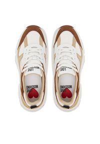 Love Moschino - LOVE MOSCHINO Sneakersy JA15246G1NIQF10B39 Kolorowy. Materiał: skóra, zamsz. Wzór: kolorowy #2