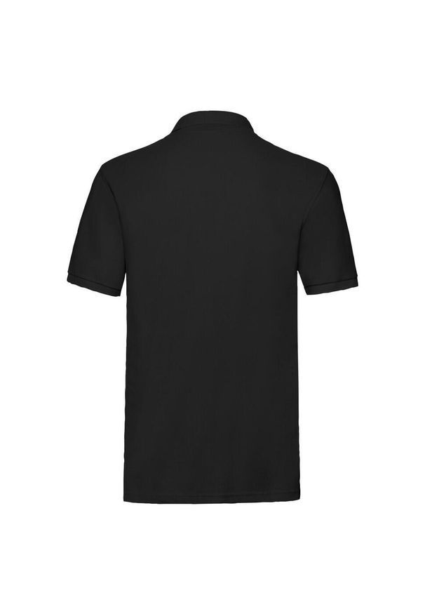 FRUIT OF THE LOOM - Męska Koszulka Polo Premium. Typ kołnierza: polo. Kolor: czarny