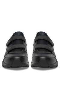 skechers - Skechers Sneakersy HANIGER 58356 BBK Czarny. Kolor: czarny. Materiał: skóra #3