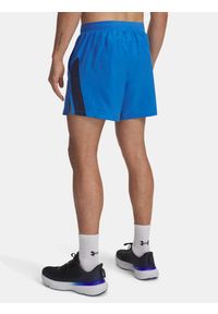 Spodenki treningowe męskie Under Armour Launch 5 Inch Shorts. Kolor: niebieski. Długość: krótkie. Sezon: lato
