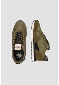 Aeronautica Militare - AERONAUTICA MILITARE Zielone sneakersy męskie, Rozmiar 45. Okazja: na co dzień. Kolor: zielony #4