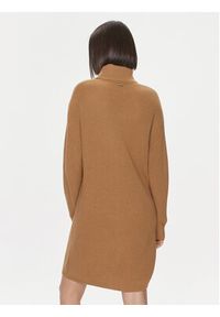 Liu Jo Sukienka dzianinowa MF3076 MA51I Brązowy Regular Fit. Kolor: brązowy. Materiał: syntetyk #3