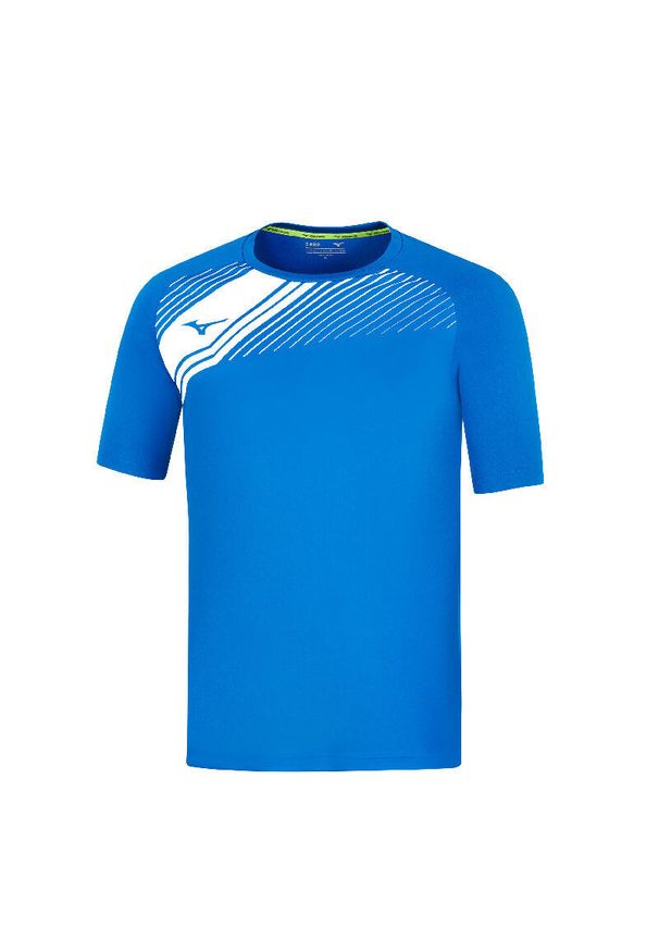 Koszulka dla dzieci Mizuno Team Game Iwata. Kolor: niebieski. Sport: piłka nożna
