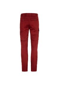 Fjällräven - Spodnie trekkingowe damskie Fjallraven Karla Pro Zip-off Trousers. Kolor: czerwony