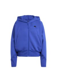 Bluza Sportowa Damska Adidas Z.N.E. Fz. Kolor: niebieski