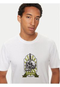 Jack & Jones - Jack&Jones T-Shirt Seven Skull 12262491 Biały Regular Fit. Kolor: biały. Materiał: bawełna #8