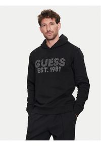 Guess Bluza M4YQ36 K9Z21 Czarny Regular Fit. Kolor: czarny. Materiał: bawełna, syntetyk #1