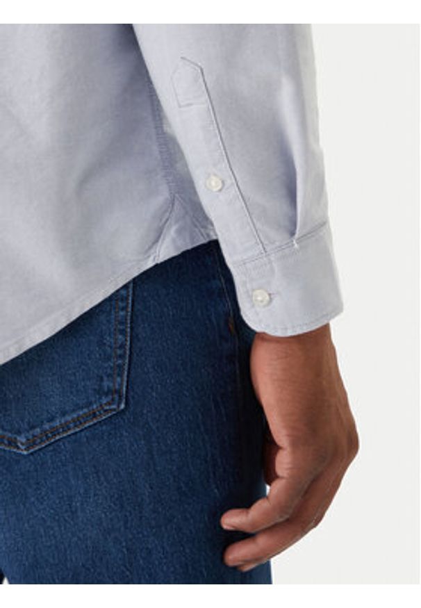 Tommy Jeans Koszula Oxford DM0DM22836 Niebieski Regular Fit. Kolor: niebieski. Materiał: bawełna
