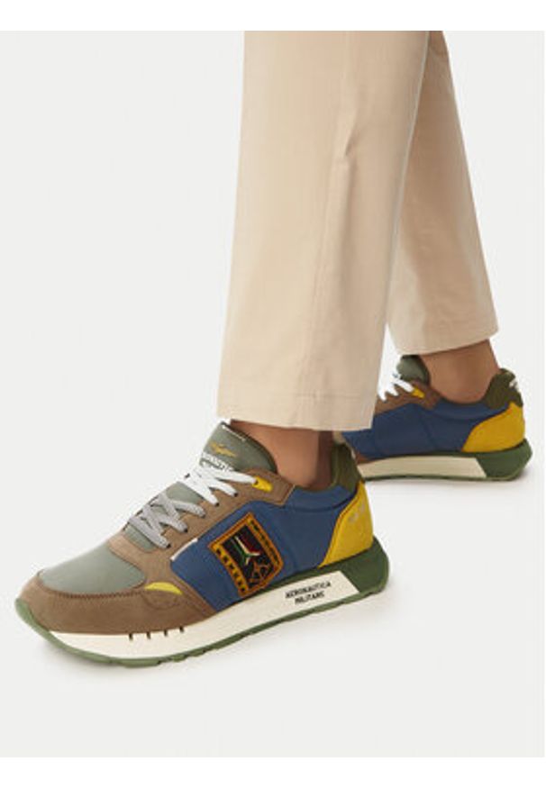 Aeronautica Militare Sneakersy 261SC0292UCT03331 Kolorowy. Materiał: materiał. Wzór: kolorowy