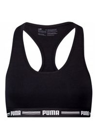 Puma - Biustonosz Sportowy Racerback Dla Pań I Panów. Kolor: czarny