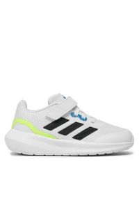 Adidas - adidas Buty RunFalcon 3.0 Elastic Lace Top Strap Shoes IG7279 Biały. Kolor: biały. Sport: bieganie #6