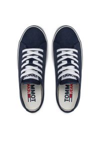 Tommy Jeans Tenisówki Essential Low EN0EN01796 Granatowy. Kolor: niebieski. Materiał: materiał #4