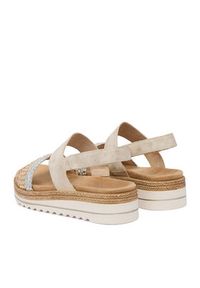 Remonte Sandały CEO-D0Q56-90 Złoty. Kolor: złoty. Materiał: skóra #2