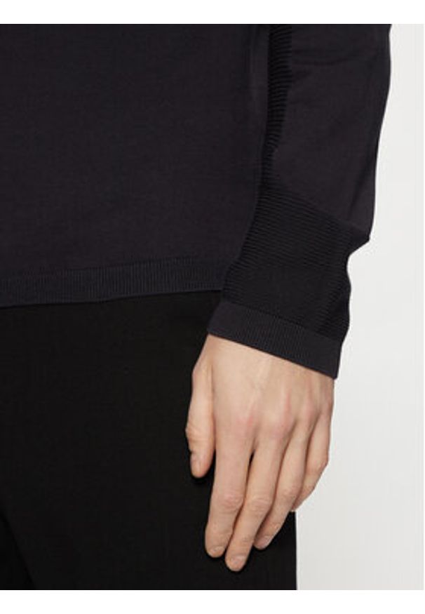 BOSS Sweter Perform-X_Cn 50498519 Granatowy Regular Fit. Kolor: niebieski. Materiał: bawełna, syntetyk