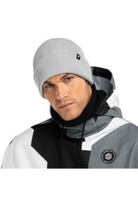SIROKO - Czapka zimowa beanie męska Snowflake. Kolor: szary. Materiał: akryl, tkanina. Sezon: zima. Styl: sportowy #1