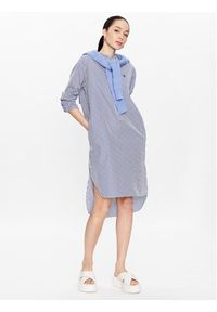 Polo Ralph Lauren Sukienka koszulowa 211891431001 Granatowy Regular Fit. Typ kołnierza: polo. Kolor: niebieski. Materiał: bawełna. Typ sukienki: koszulowe #8