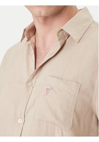 Guess Koszula F6GH06 WG3L0 Beżowy Regular Fit. Kolor: beżowy. Materiał: wiskoza #5