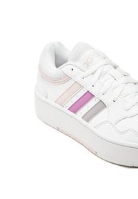 Adidas - adidas Sneakersy Hoops 3.0 Bold W IH0182 Biały. Kolor: biały. Materiał: skóra