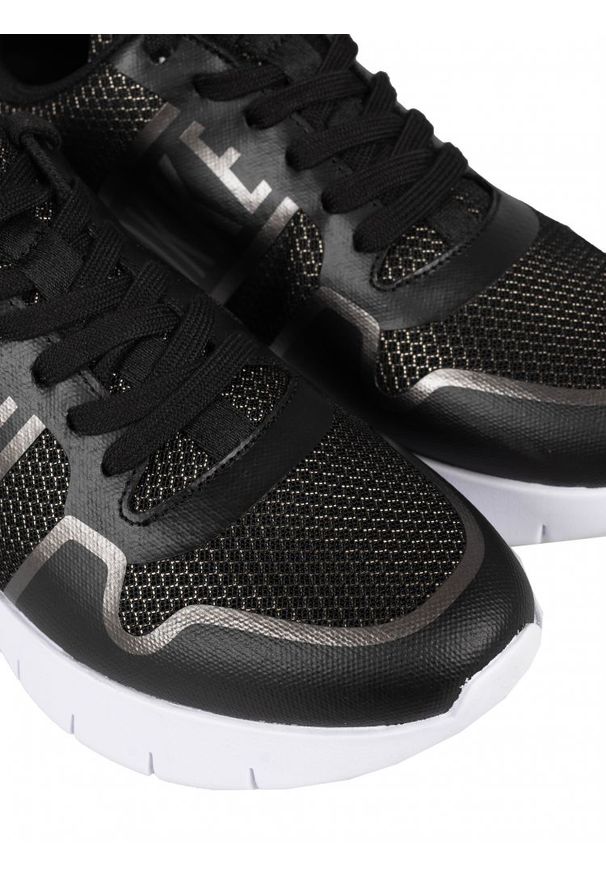 Bikkembergs Sneakersy "Frederic" | B4BKM0170 | Frederic | Mężczyzna | Czarny, Grafitowy. Kolor: czarny, szary, wielokolorowy. Materiał: materiał, syntetyk